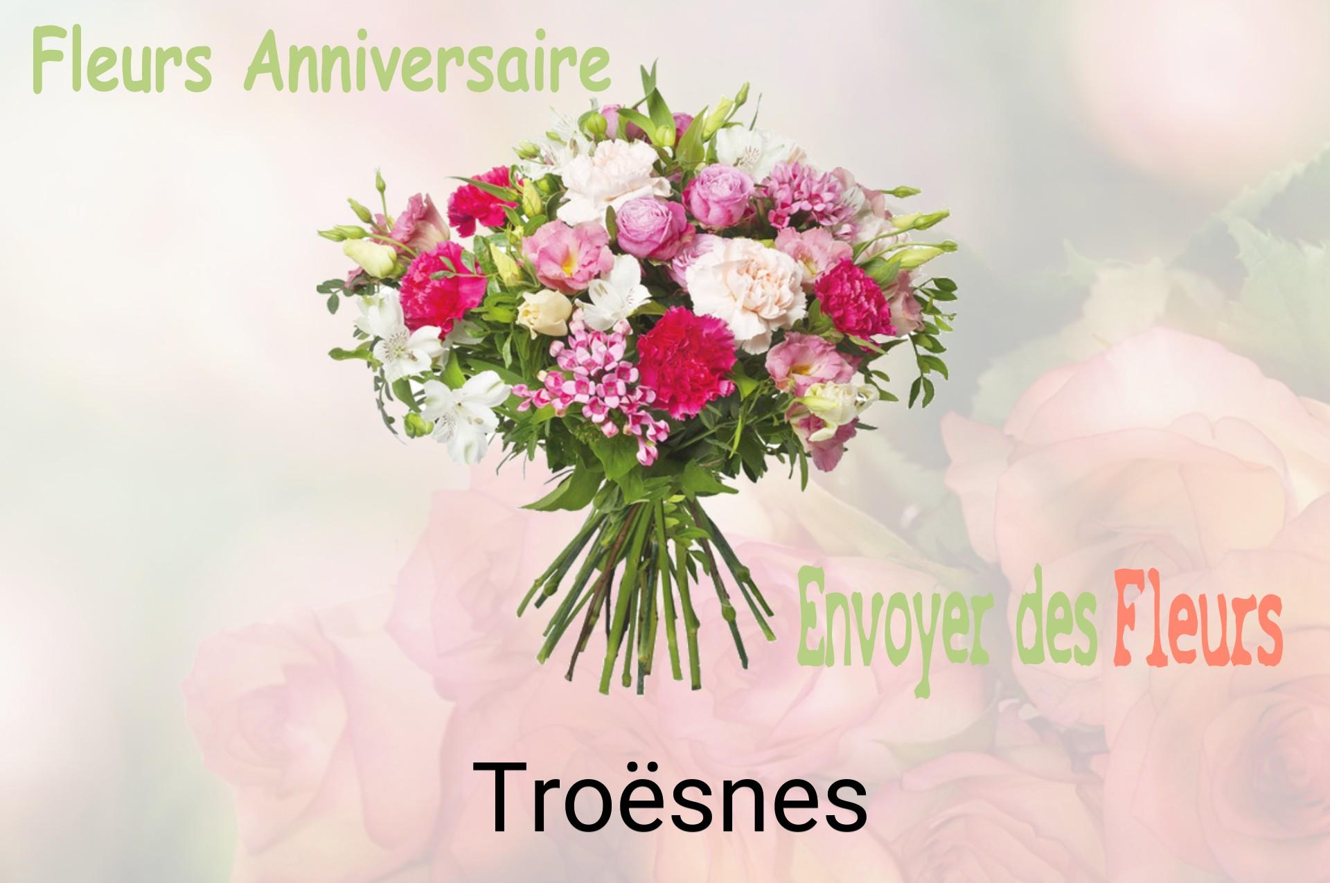 Bouquet de fleurs d’anniversaire livré à Troësnes